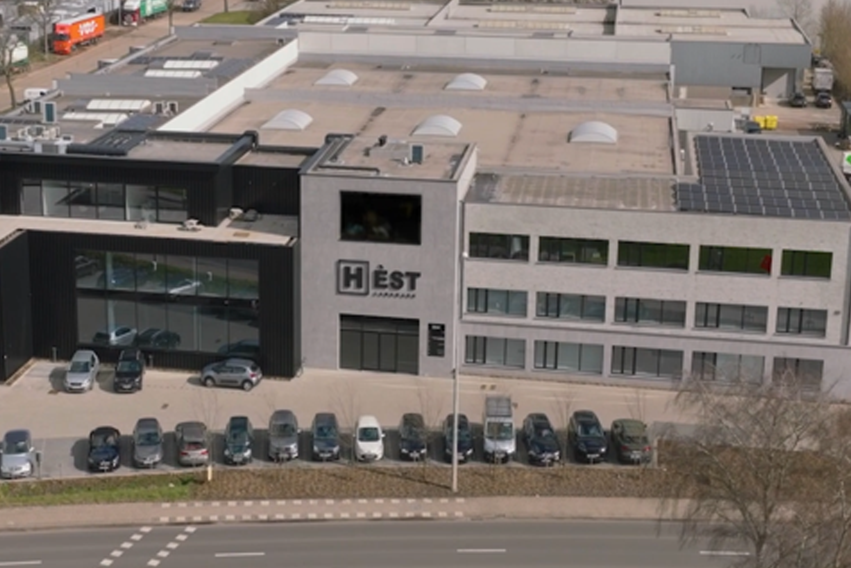 gebouw vanuit de lucht