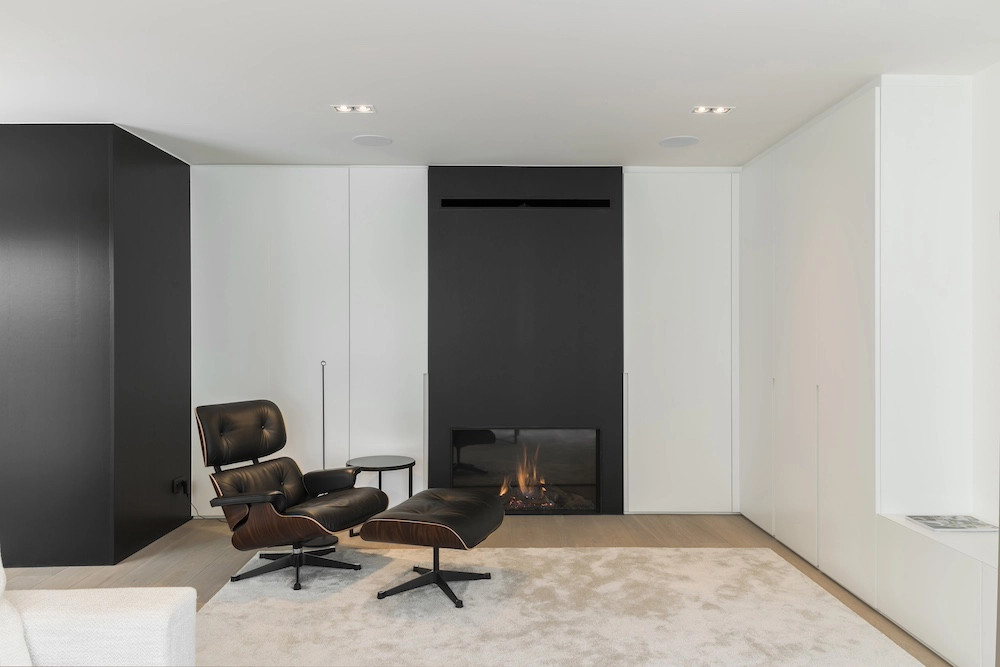 Renovatie project huis Antwerpen zitruimte