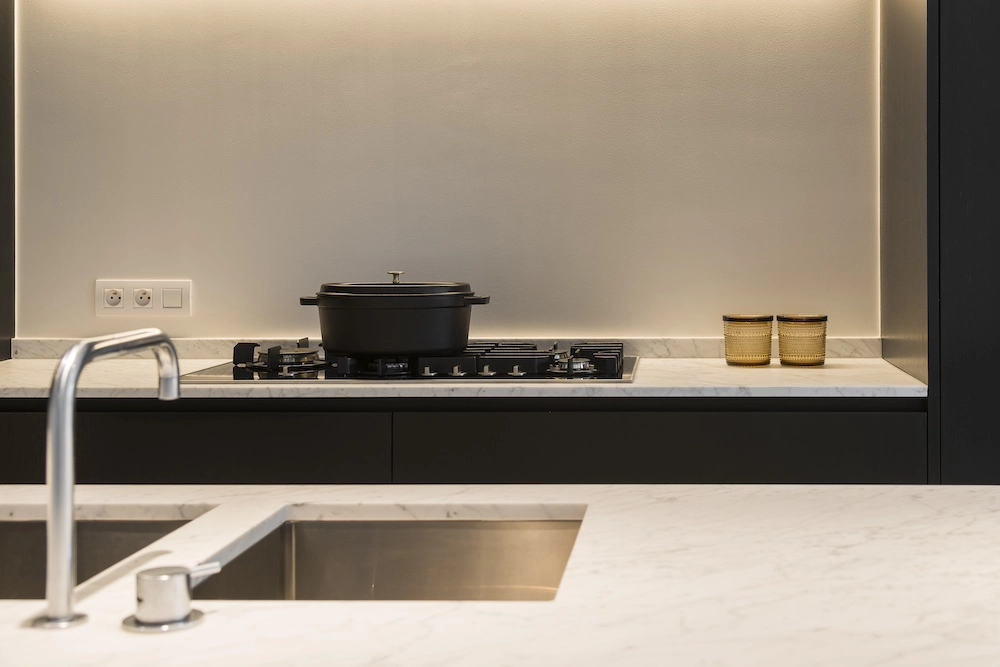 Renovatie project huis Antwerpen Keuken kookruimte